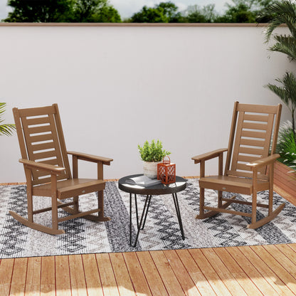 Outdoor Rocking Chairs, Set of 2