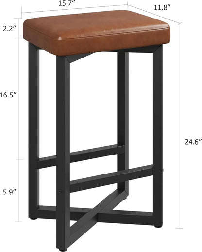 Garvee Backless Counter Stools, Set of 4