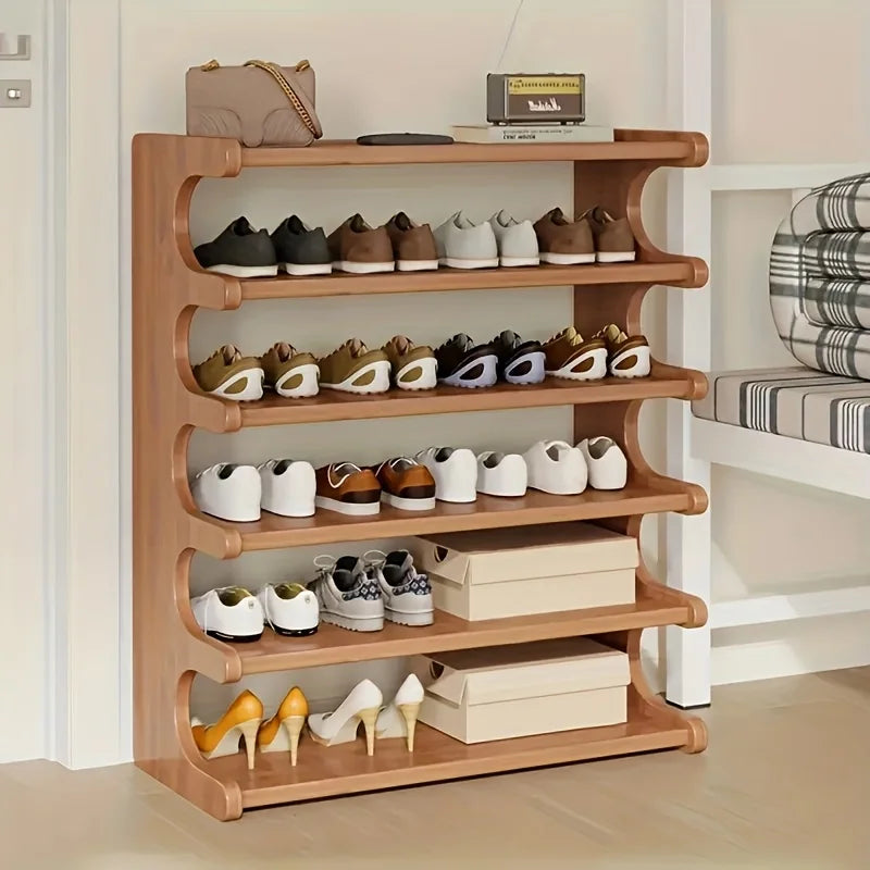 Bamboo Shoe Rack