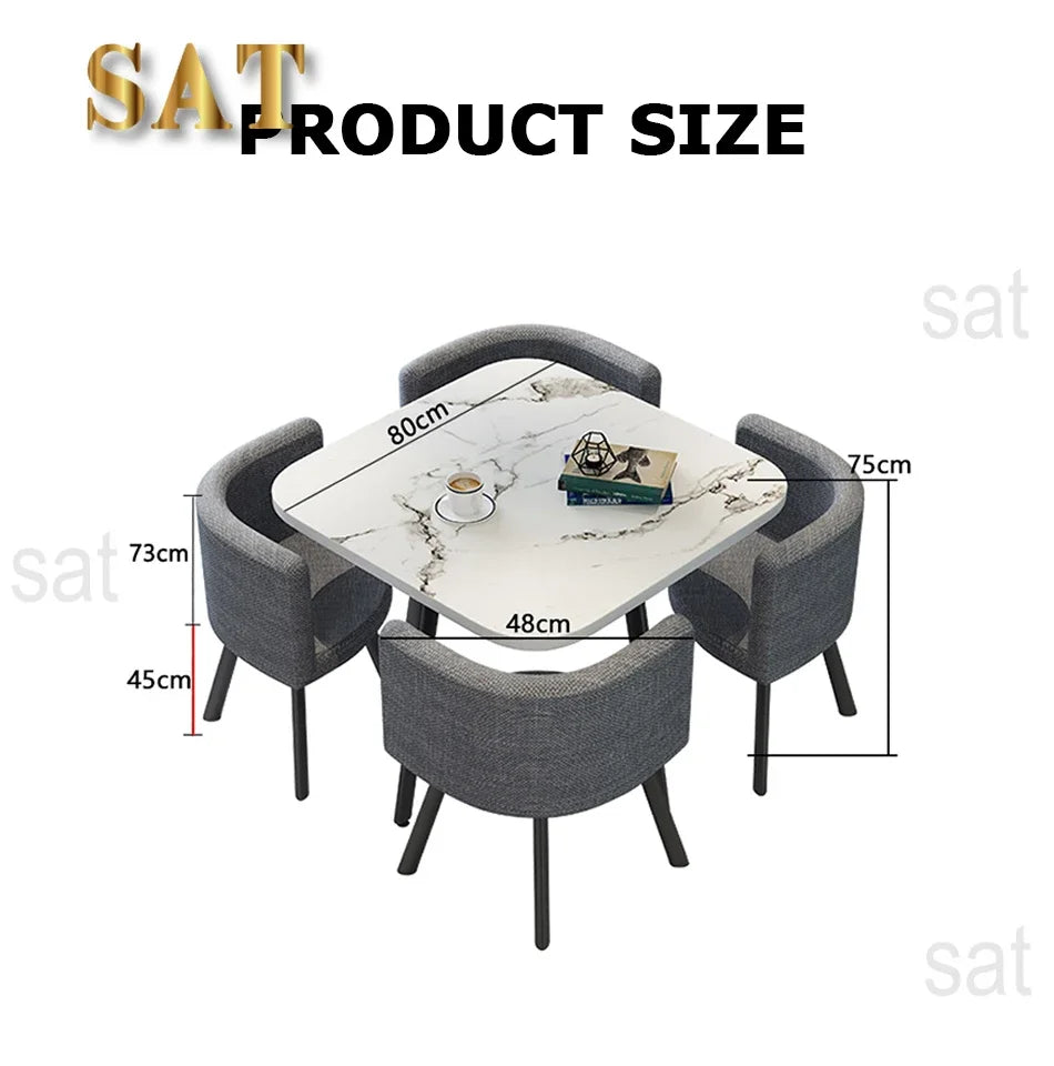 Modern Wooden Dining Table Set