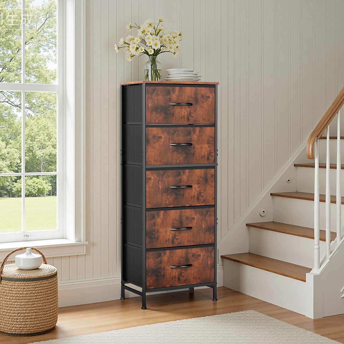JHK 48" 5-Drawer Dresser
