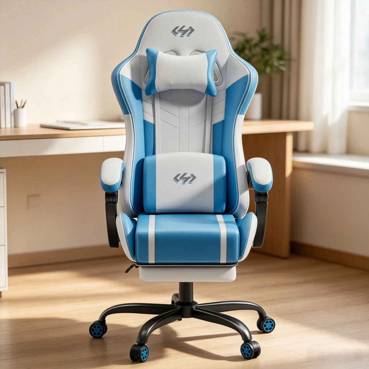 NEBMAAX Ergonomic Gaming Chair with Massage