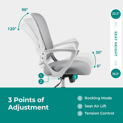 MCQ Fixed Armrest Gaming Office Chair