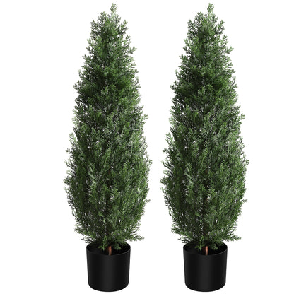 Artificial Topiary Trees 36–60 Inch (Set of 2)
