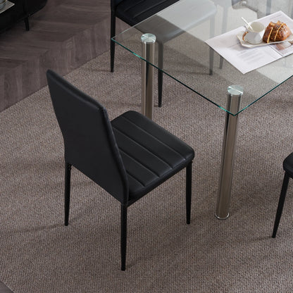 High-Back Dining Chairs, Set of 4
