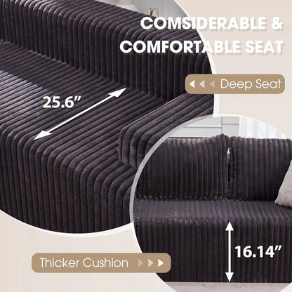 Cloud Memory Foam Sectional Sofa