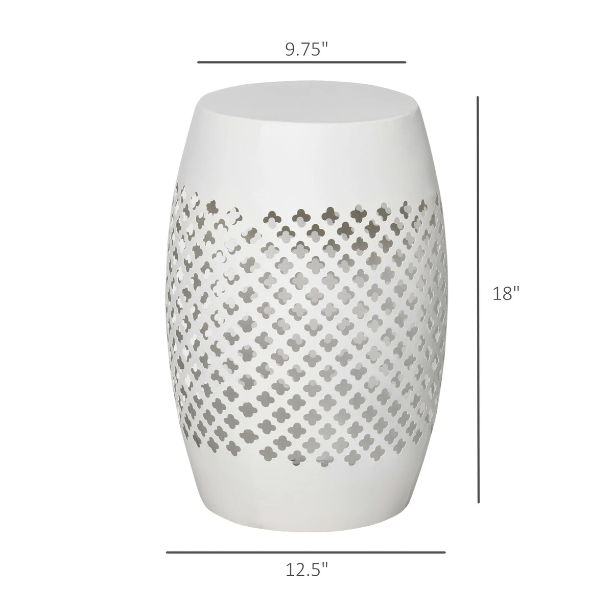 Garden Steel Round Accent Table
