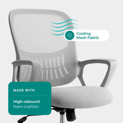 MCQ Fixed Armrest Gaming Office Chair