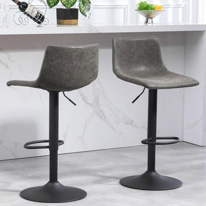 Swivel Counter Height Bar Stools, Set of 2