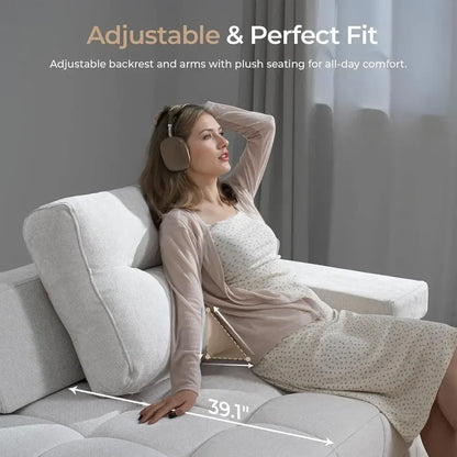 L-Shaped Sectional Sofa, Chenille
