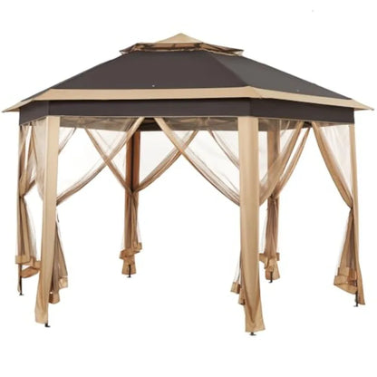 13x13 Pop Up Gazebo, Double-Tier