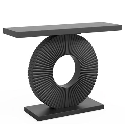 Tribesigns Console Table with Geometric Base