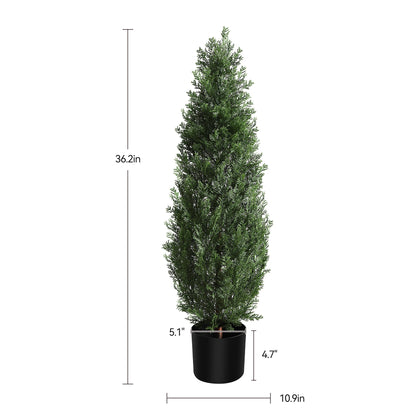Artificial Topiary Trees 36–60 Inch (Set of 2)