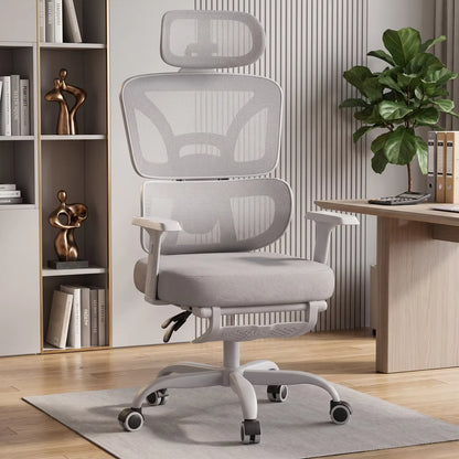 FRODROVIA Mesh Office Chair with Footrest
