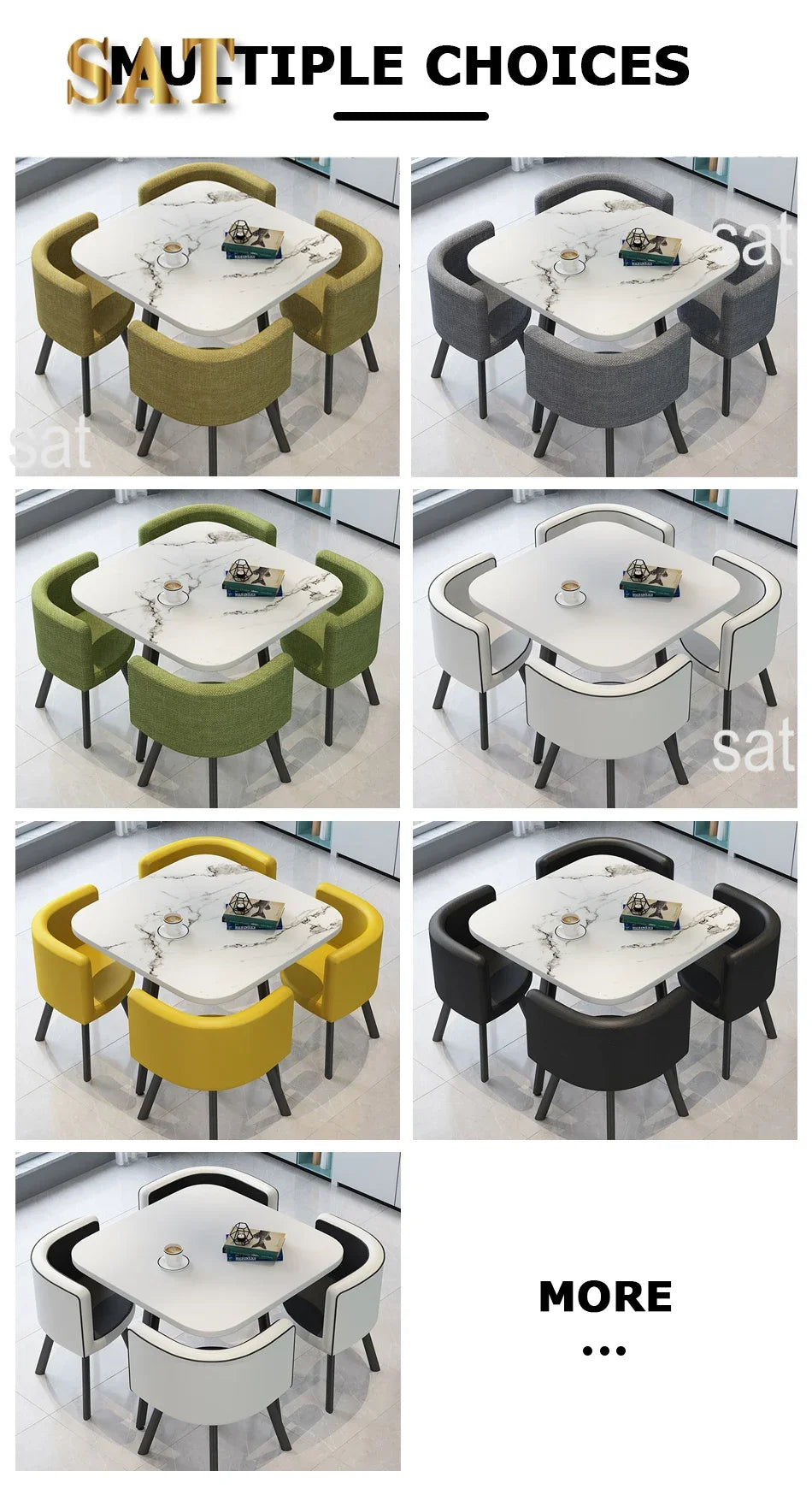 Modern Wooden Dining Table Set