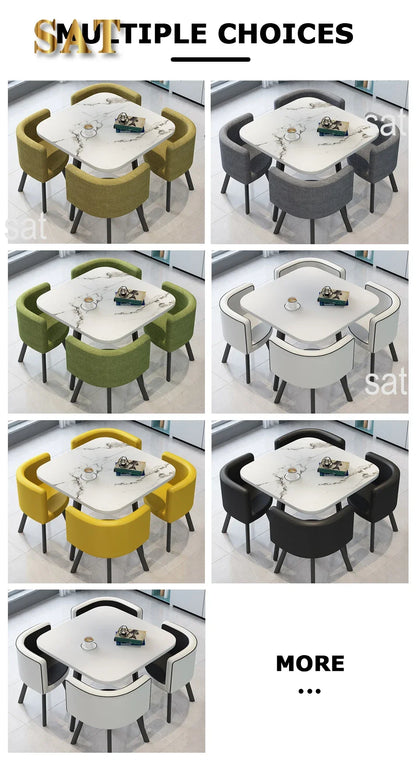 Modern Wooden Dining Table Set