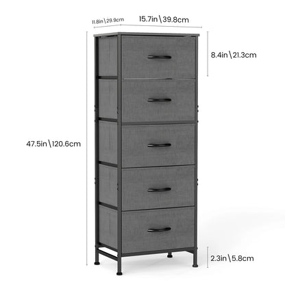 JHK 48" 5-Drawer Dresser