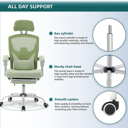 JHK Reclining High-Back Mesh Gaming Chair
