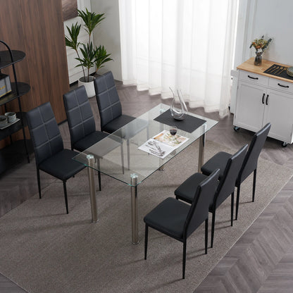 High-Back Dining Chairs, Set of 4