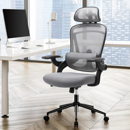 JHK Mesh Office Chair with Flip-Up Arms