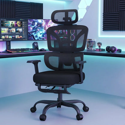 FRODROVIA Mesh Office Chair with Footrest