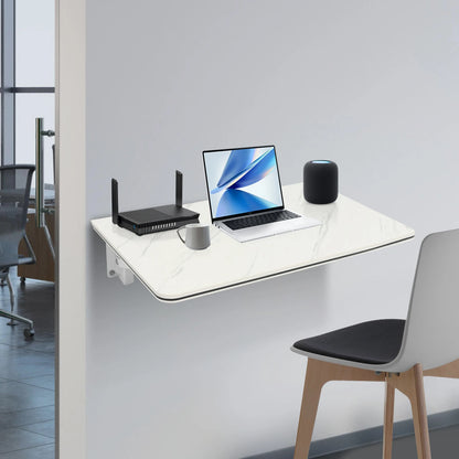 Folding Wall-Mounted Drop-Leaf Desk