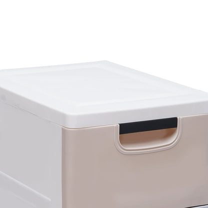 5-Drawer Plastic Storage Dresser Tower