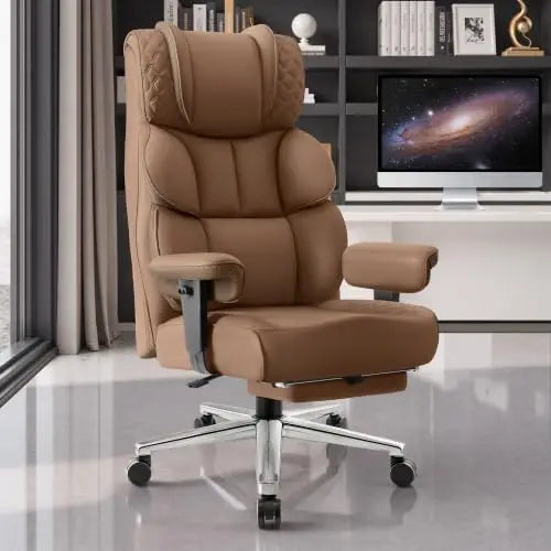 Big & Tall Leather Gaming Office Chair