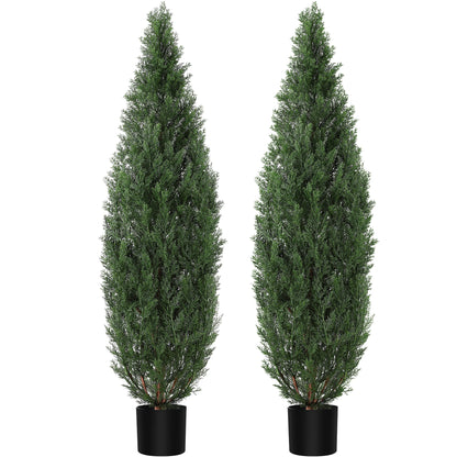 Artificial Topiary Trees 36–60 Inch (Set of 2)