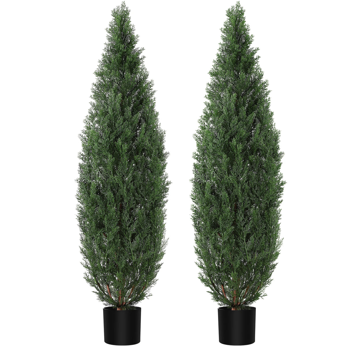 Artificial Topiary Trees 36–60 Inch (Set of 2)