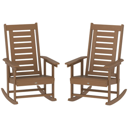 Outdoor Rocking Chairs, Set of 2