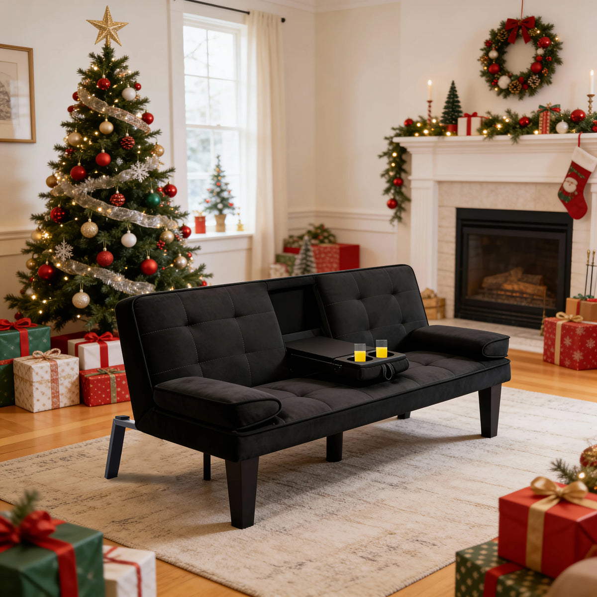 Foldable Sofa Bed, Convertible Sleeper
