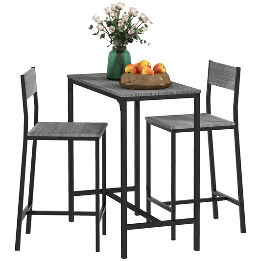 3-Piece Bar Table and Chairs Set